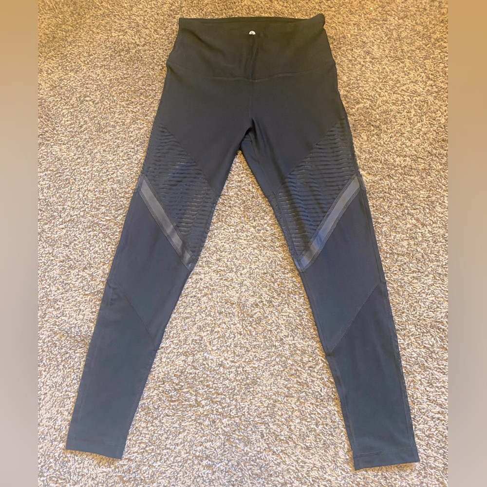 90 Degree Black/Mesh Leggings